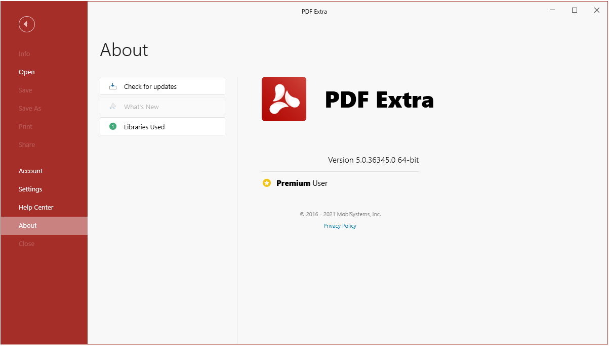 download the new version PDF Extra Premium 8.60.52836