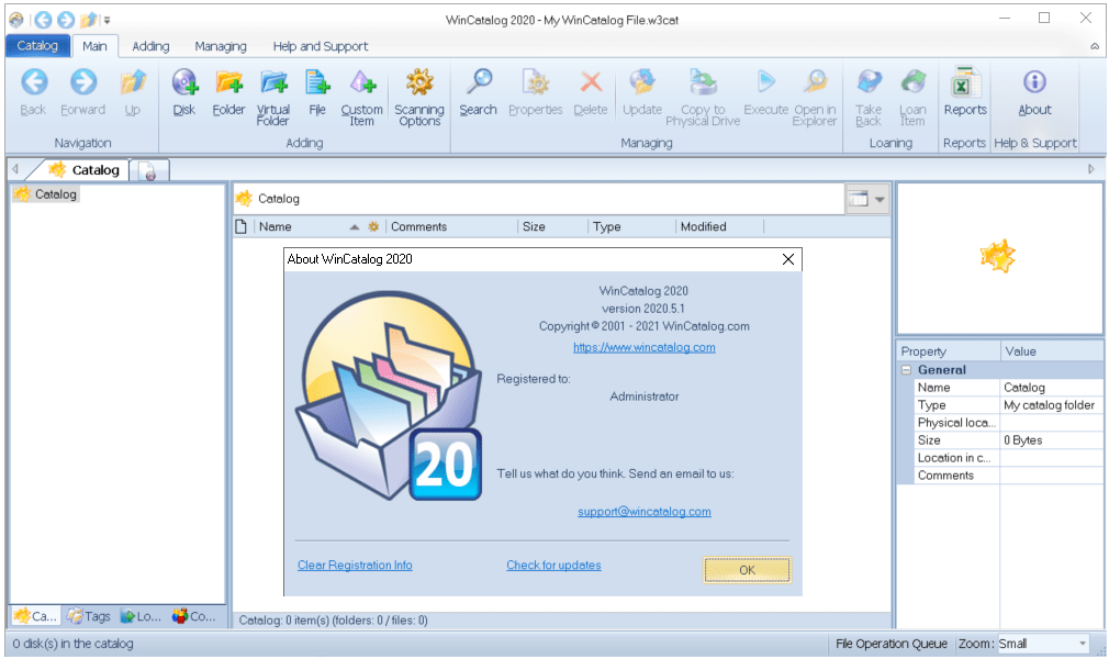 WinCatalog 2024.1.0.812 download the last version for windows