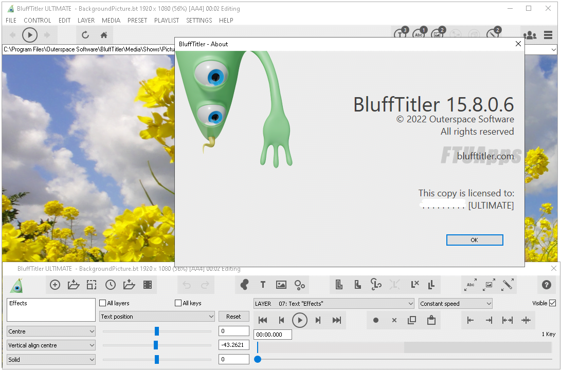 free instal BluffTitler Ultimate 16.4.0.3