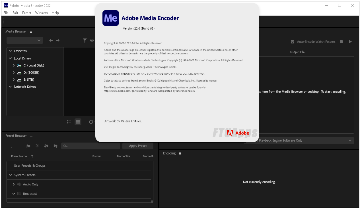 Download Adobe Media Encoder 2022 v22.6.0.65 (x64) Multilingual