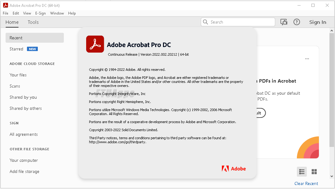Adobe Acrobat Pro DC 2023.003.20215 for ios instal