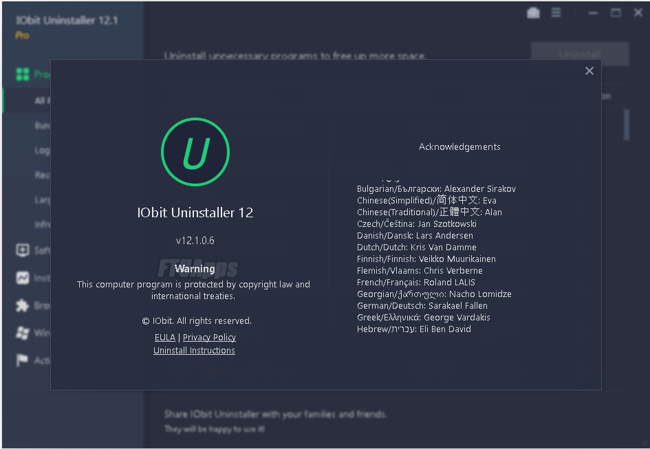 download iobit uninstaller pro 12.1 key