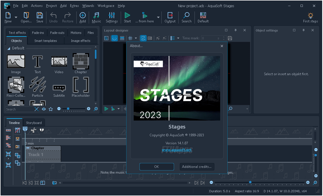 AquaSoft Stages 14.2.10 download the new version for mac